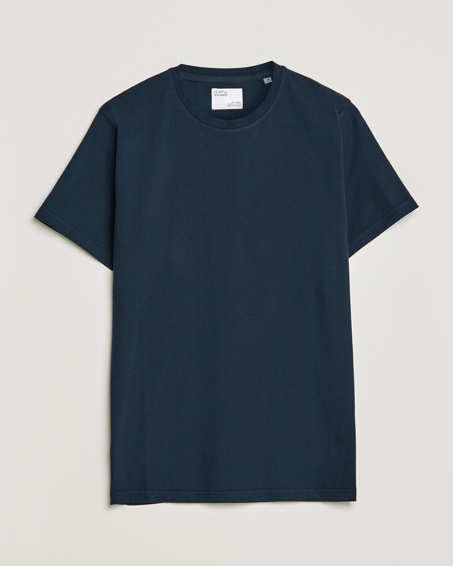 Colorful Standard Classic Organic T-Shirt Navy Blue – Blau