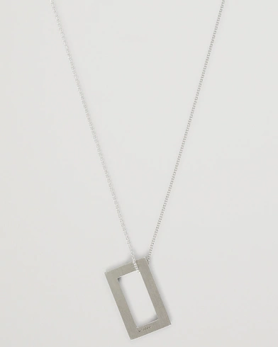 Herren | Halsketten | LE GRAMME | Rectangular Necklace Le 3.4 Sterling Silver