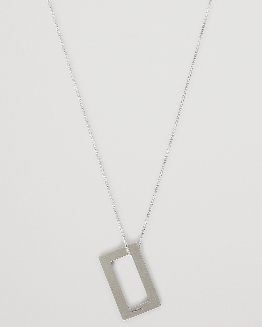 Herren | Luxury Classics | LE GRAMME | Rectangular Necklace Le 3.4 Sterling Silver