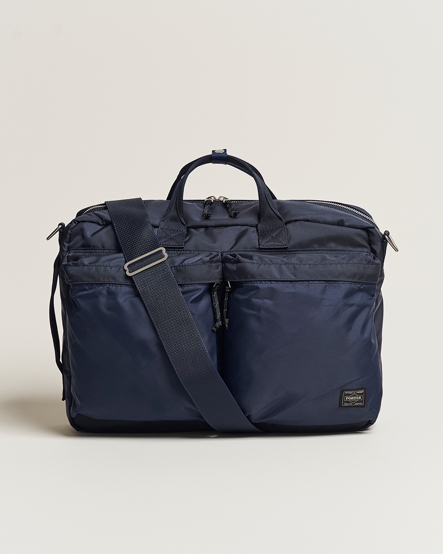 Herren | Accessoires | Porter-Yoshida & Co. | Force 3Way Briefcase Navy Blue