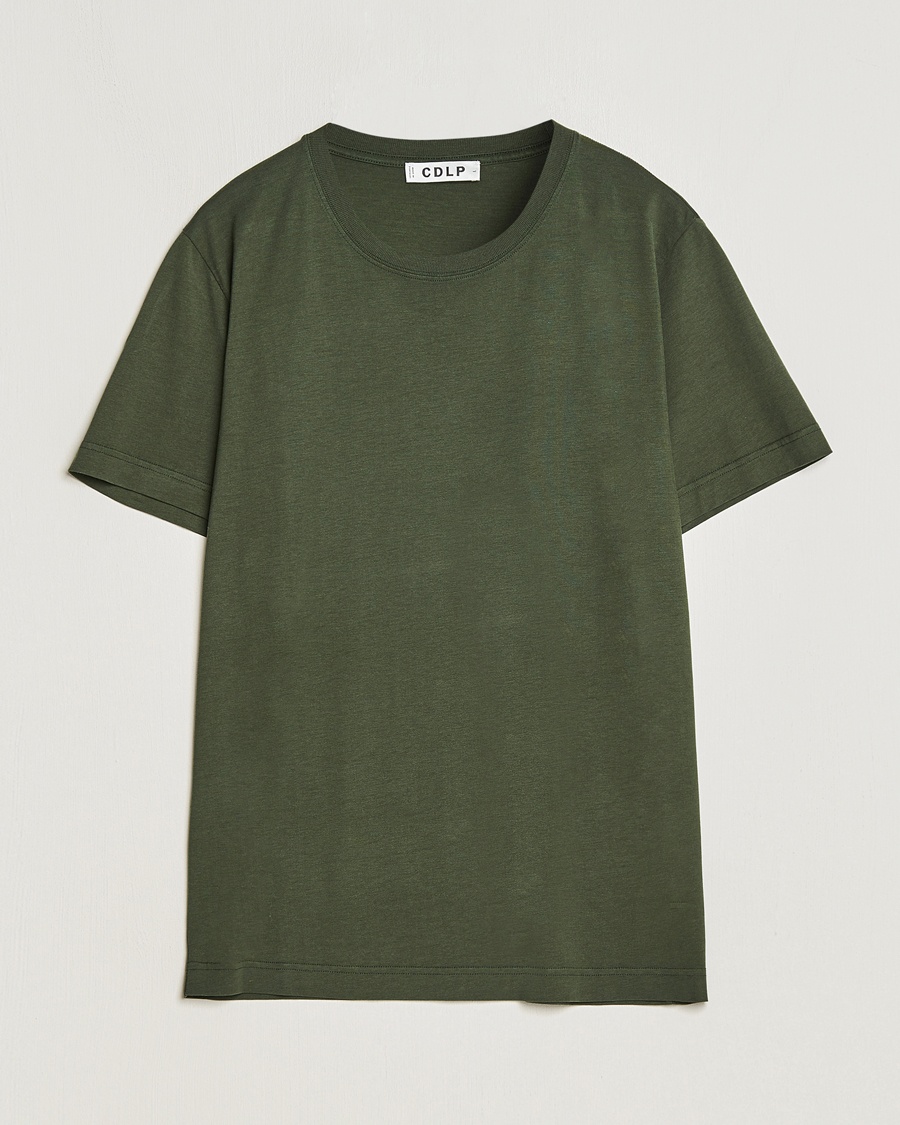 CDLP Round Neck Tee Army Green - Grün - T-shirt - Grösse: S