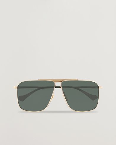 Herren | Eckige Sonnenbrillen | Gucci | GG8040S Sunglasses Gold/Green