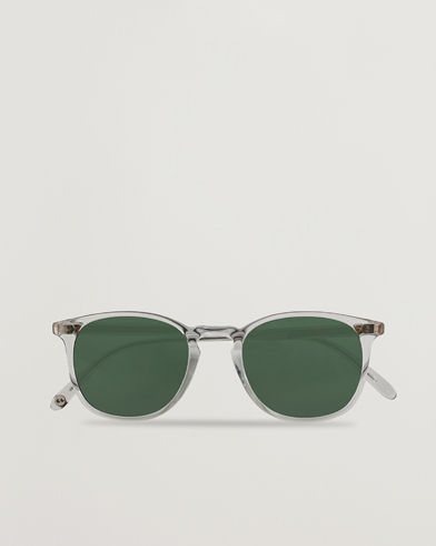 Herren | Gebogene Sonnenbrillen | Garrett Leight | Kinney 49 Sunglasses Transparent/Green