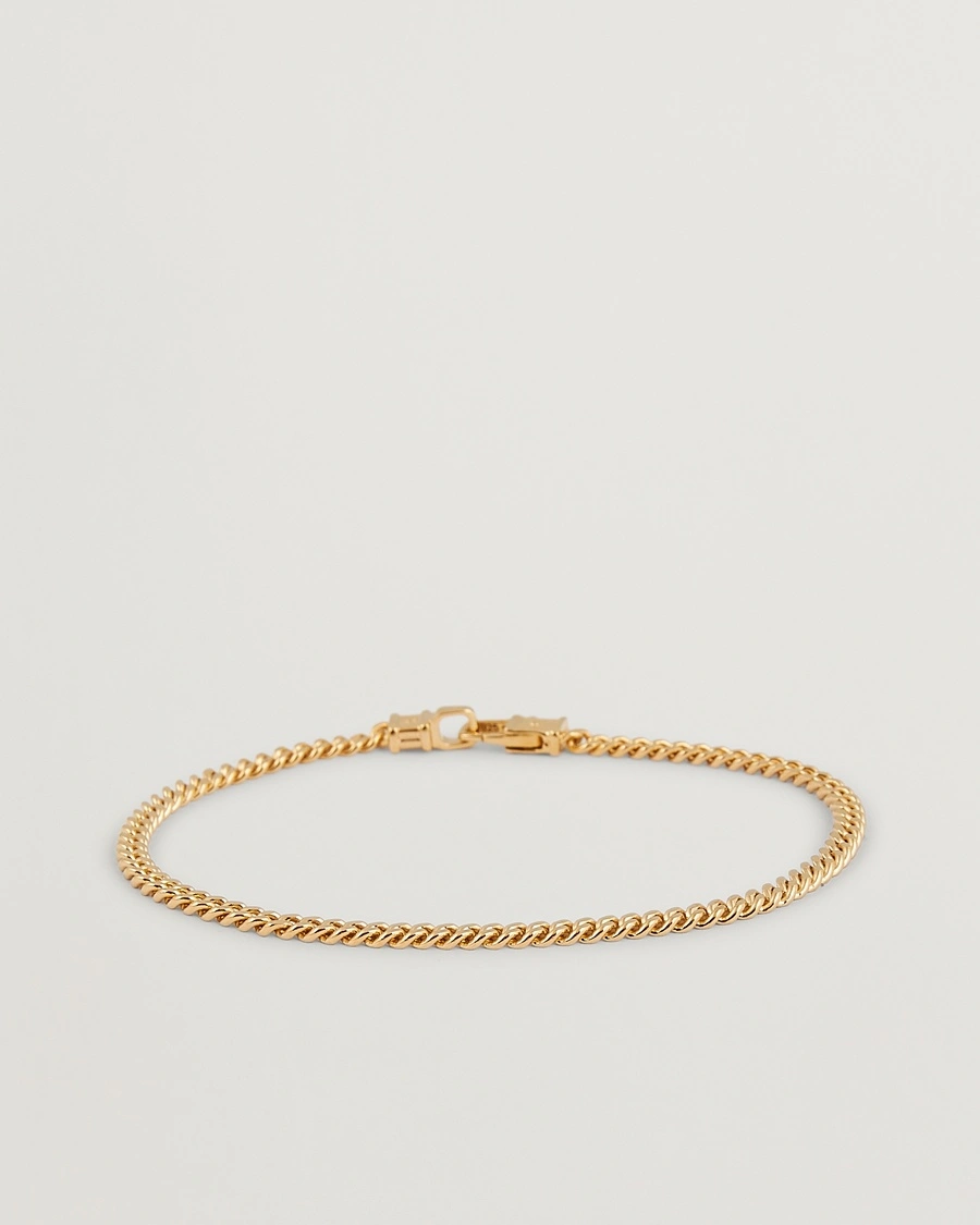 Tom Wood Curb Bracelet M Gold – Gold