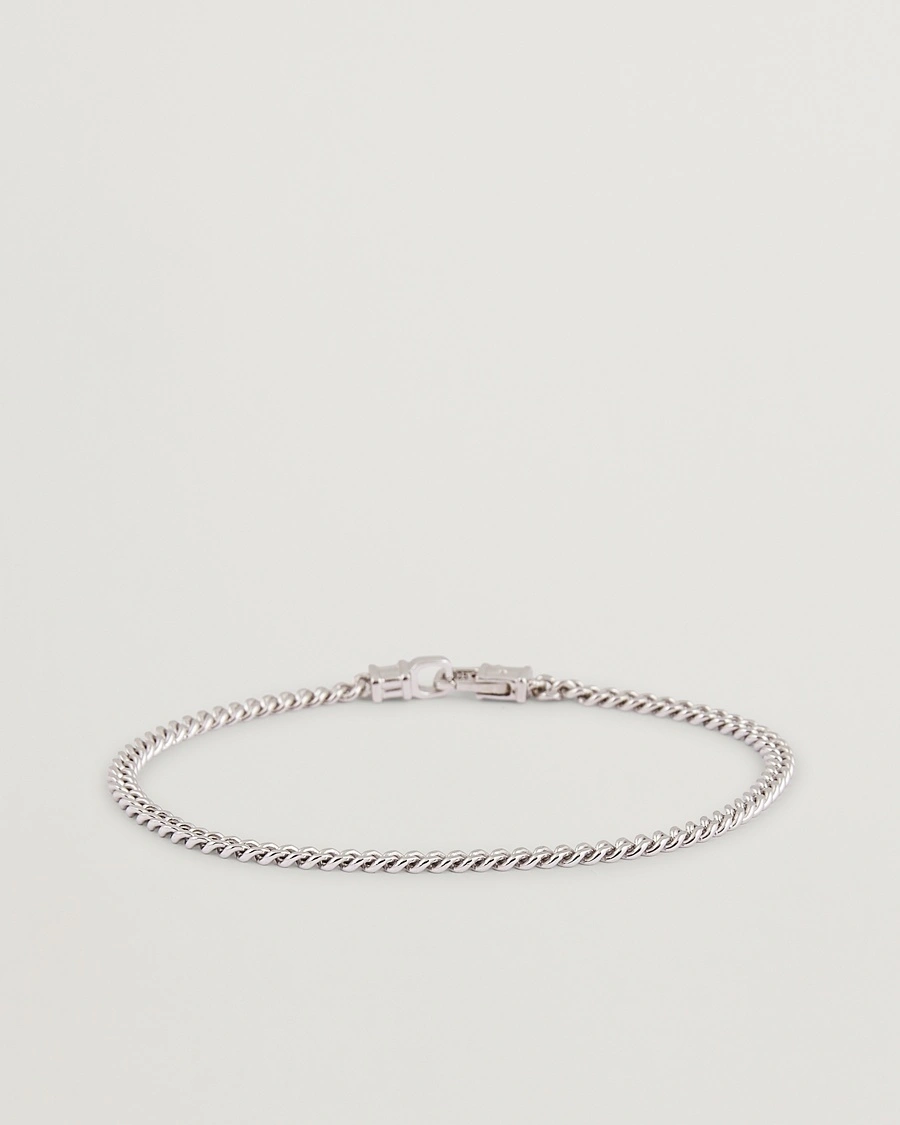 Herren | | Tom Wood | Curb Bracelet M Silver