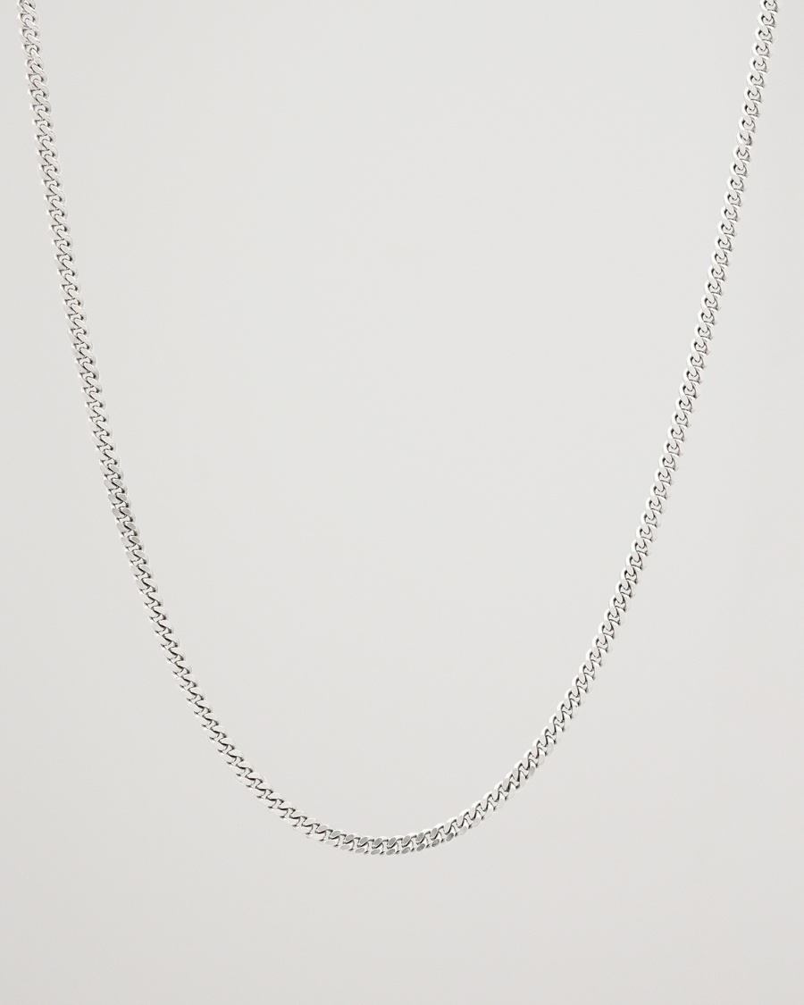 Tom Wood Curb Chain M Necklace Silver – Silber