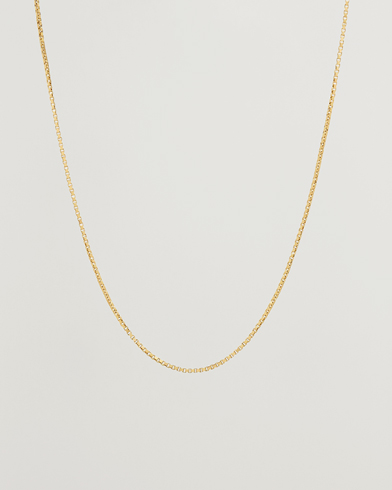 Herren | Tom Wood | Tom Wood | Square Chain M Necklace Gold