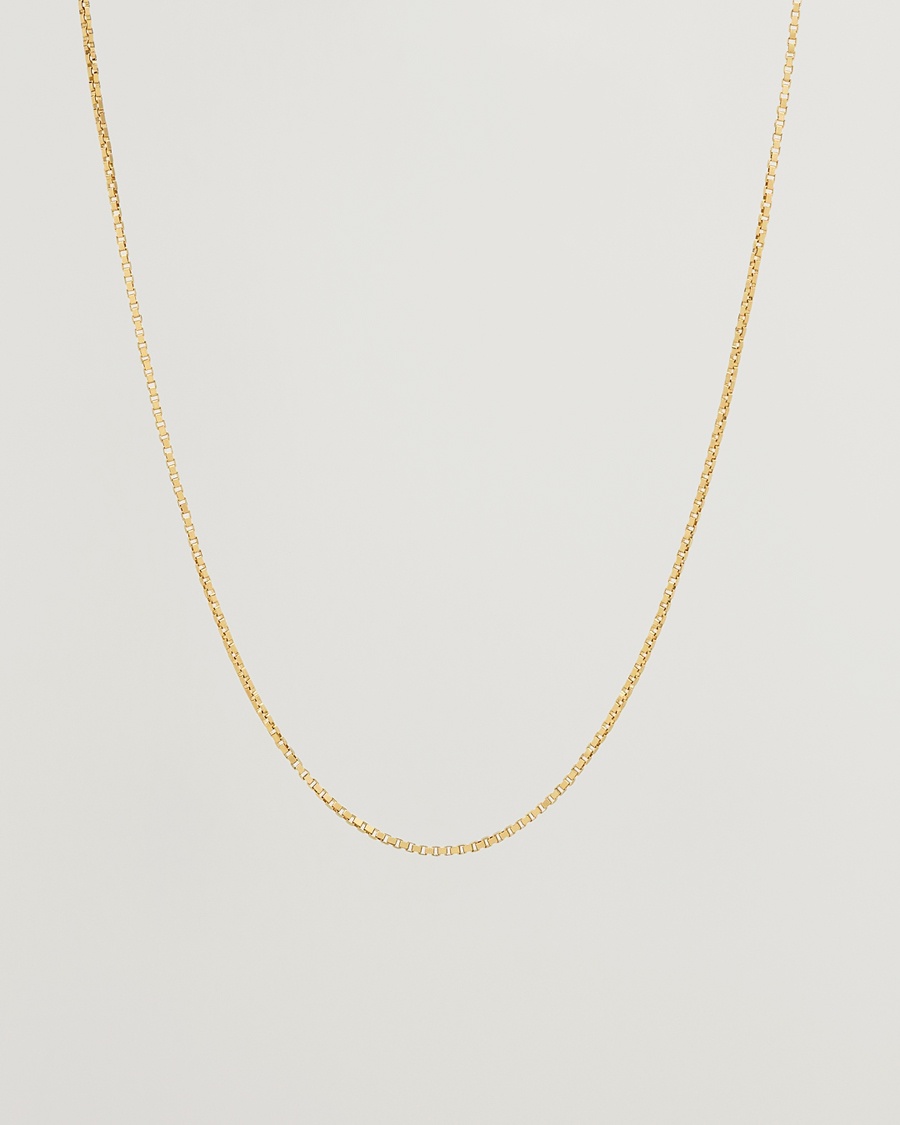  Square Chain M Necklace Gold