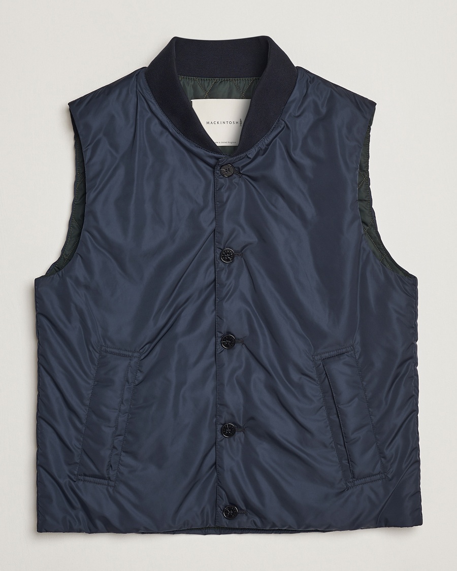 Mackintosh Dundee Padded Liner Navy - Blau - Weste - Grösse: UK38 - EU48