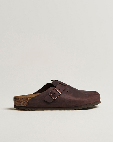 Hausschuhe & Pantoletten |  Boston Classic Footbed Habana Oiled Leather