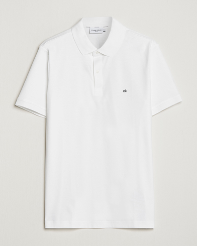 Herren |  | Calvin Klein | Liquid Touch Slim Fit Polo Bright White