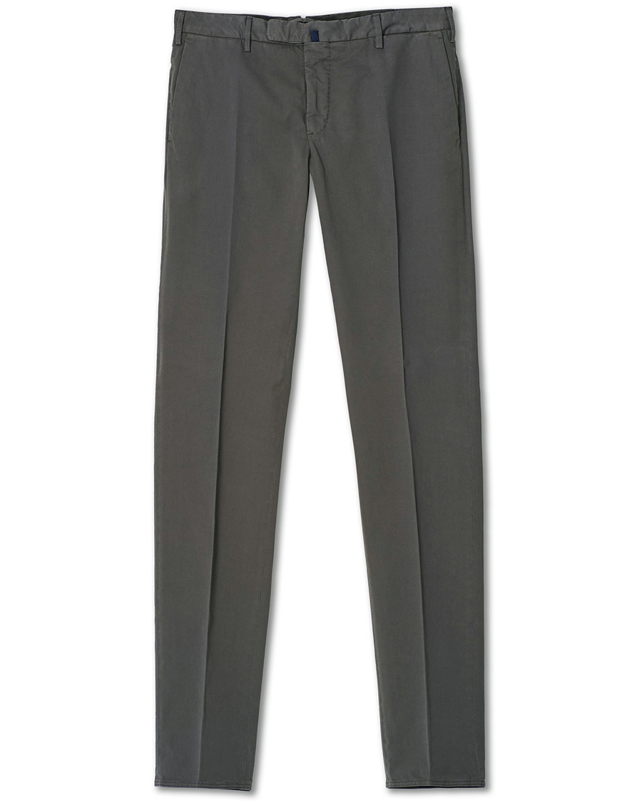 Herren | | Incotex | Slim Fit Stretch Chinos Dark Grey