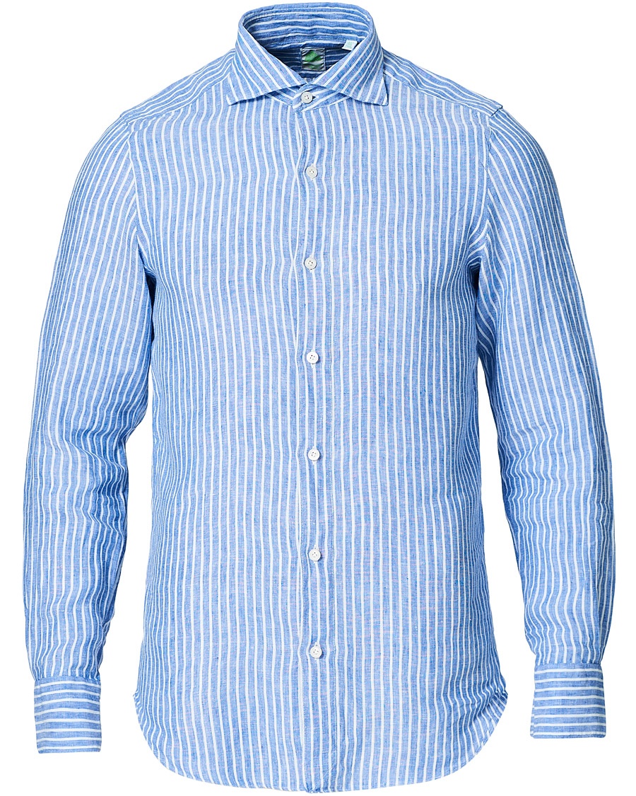  Tokyo Washed Linen Shirt Blue