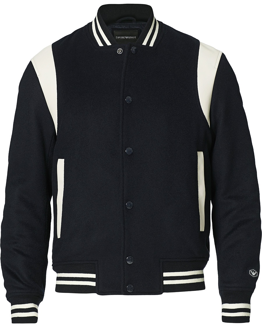 Emporio Armani Varsity Jacket Blue Navy bei Care of Carl