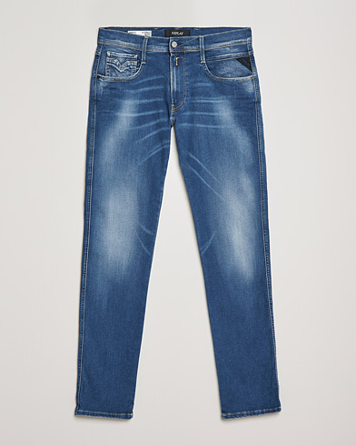 Herren | | Replay | Anbass Hyperflex X-Lite Jeans Medium Blue