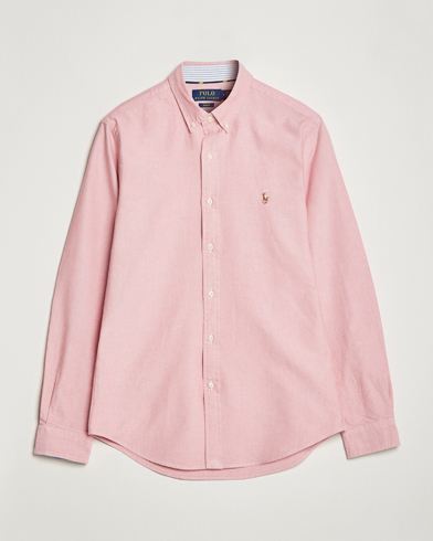 Herren |  | Polo Ralph Lauren | Slim Fit Oxford Button Down Shirt Sunrise Red