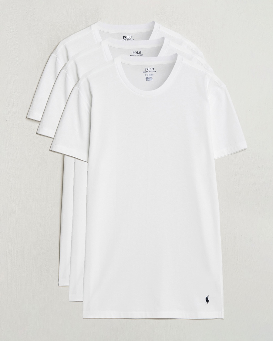Herren | Multipack | Polo Ralph Lauren | 3-Pack Crew Neck T-shirt White