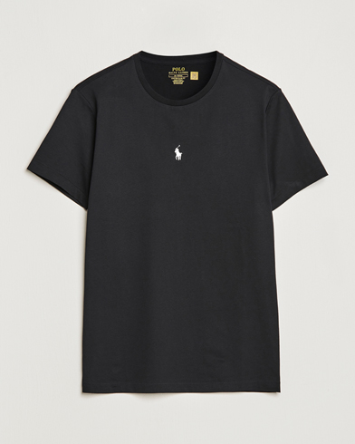 Herren | Kurzarm T-Shirt | Polo Ralph Lauren | Chest Crew Neck Tee Black