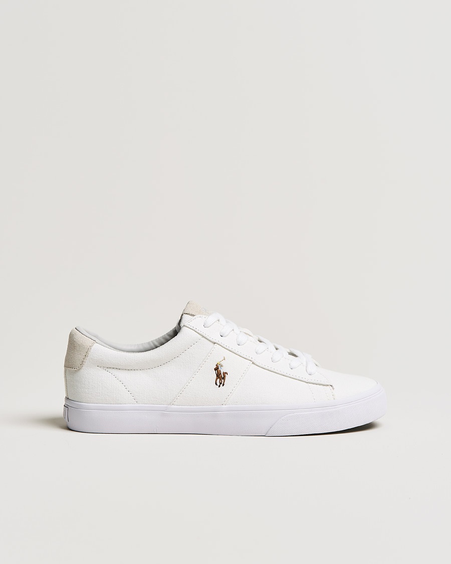 Herren | Weiße Sneakers | Polo Ralph Lauren | Sayer Canvas Sneaker White