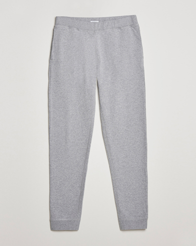Herren | Joggpants | Sunspel | Cotton Loopback Track Pants Grey Melange