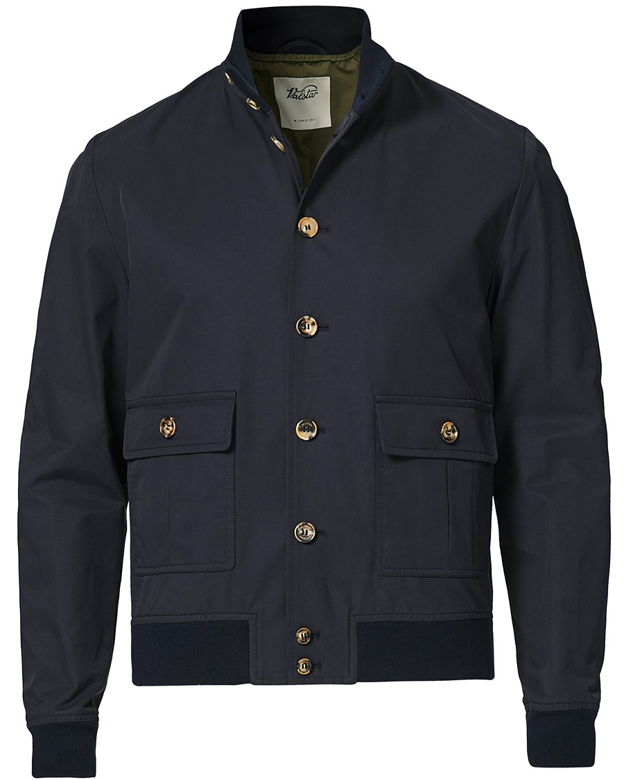  Valstarino Water Repellent Cotton Jacket Navy