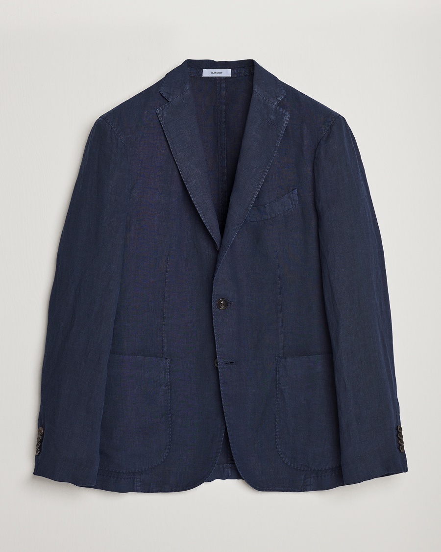 Herren | Boglioli | Boglioli | K Jacket Linen Blazer Navy
