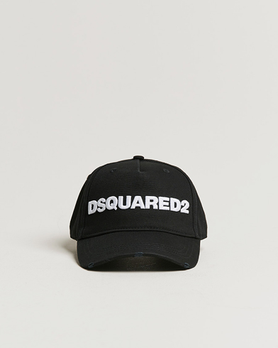 Herren | Dsquared2 | Dsquared2 | Lettering Logo Baseball Cap Black/White