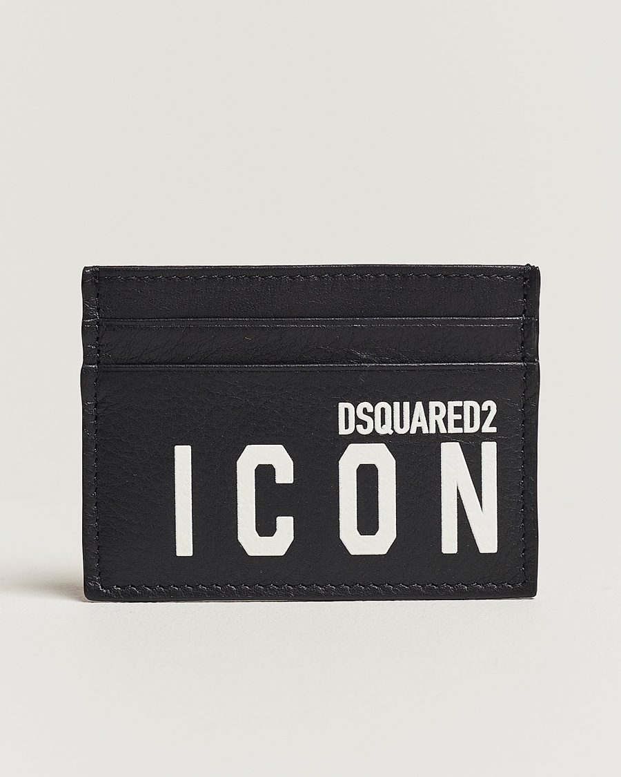 Herren | | Dsquared2 | Icon Leather Card Holder Black