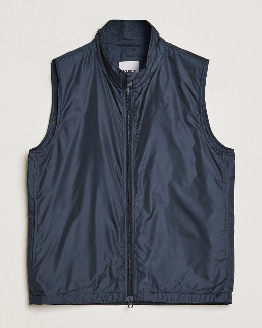 Herren | Aspesi | Aspesi | Vernes Nylon Gilet Navy