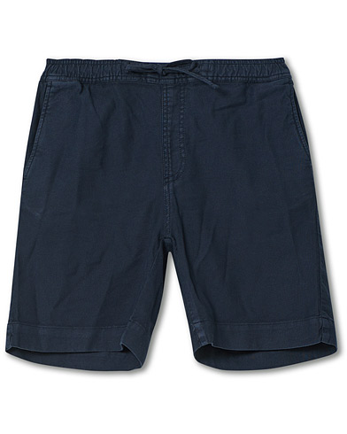 Herren | Leinenshorts | Morris | Winward Linen Drawstring Shorts Blue
