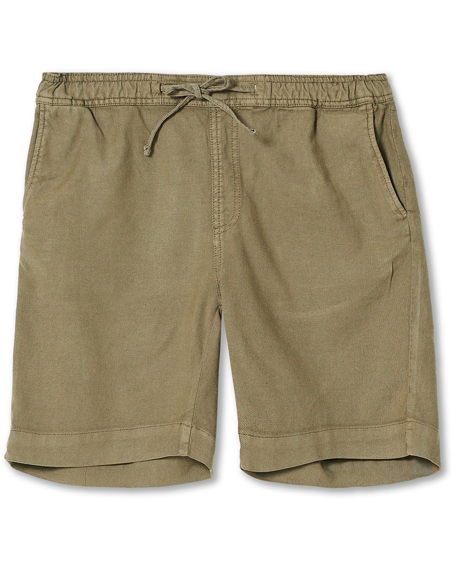 Morris Winward Linen Drawstring Shorts Olive Morris Winward Linen Drawstring Shorts Olive