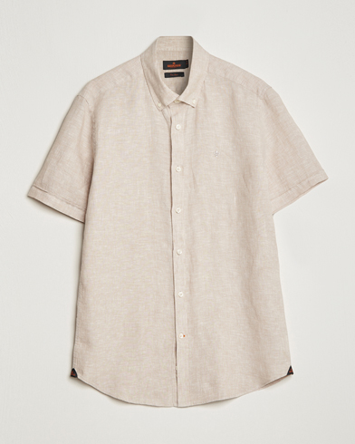  |  Douglas Linen Short Sleeve Shirt Khaki