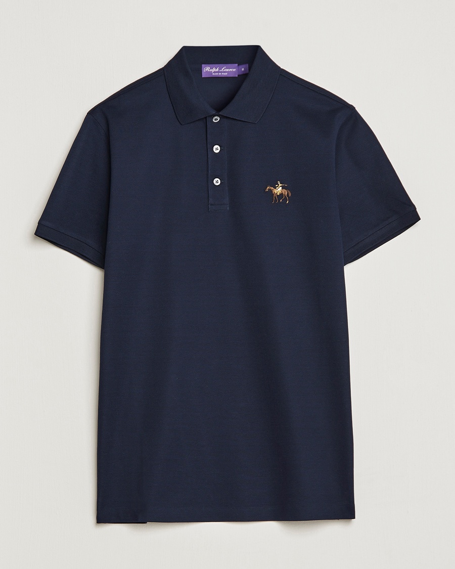 Herren | Special gifts | Ralph Lauren Purple Label | Mercerized Cotton Polo Chairman Navy