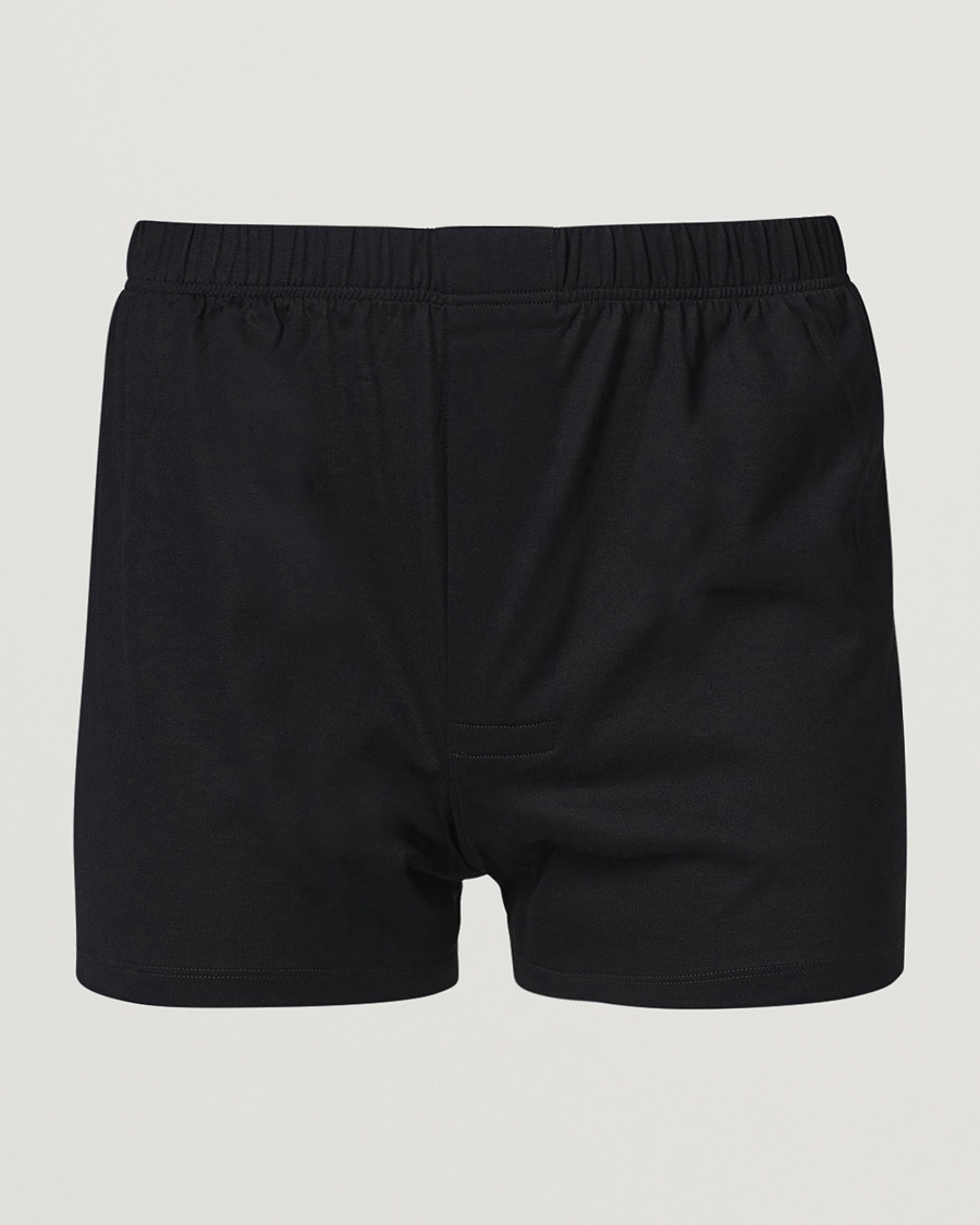 Herren | Unterhosen | Bresciani | Cotton Boxer Brief Black