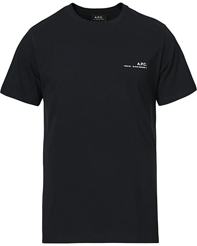 Herren |  | A.P.C. | Item Short Sleeve T-Shirt Black