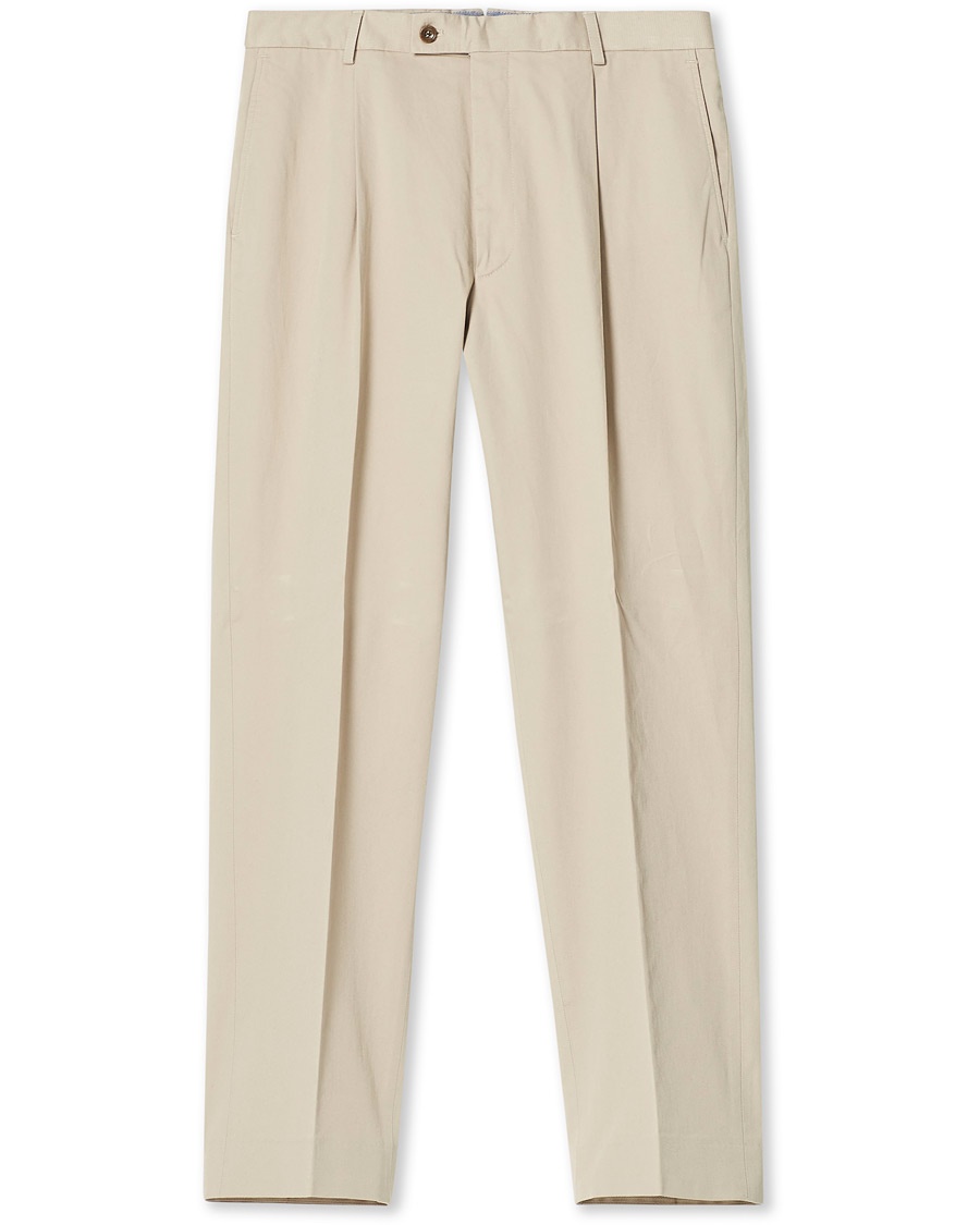  Philip Cotton Twill Trousers Khaki