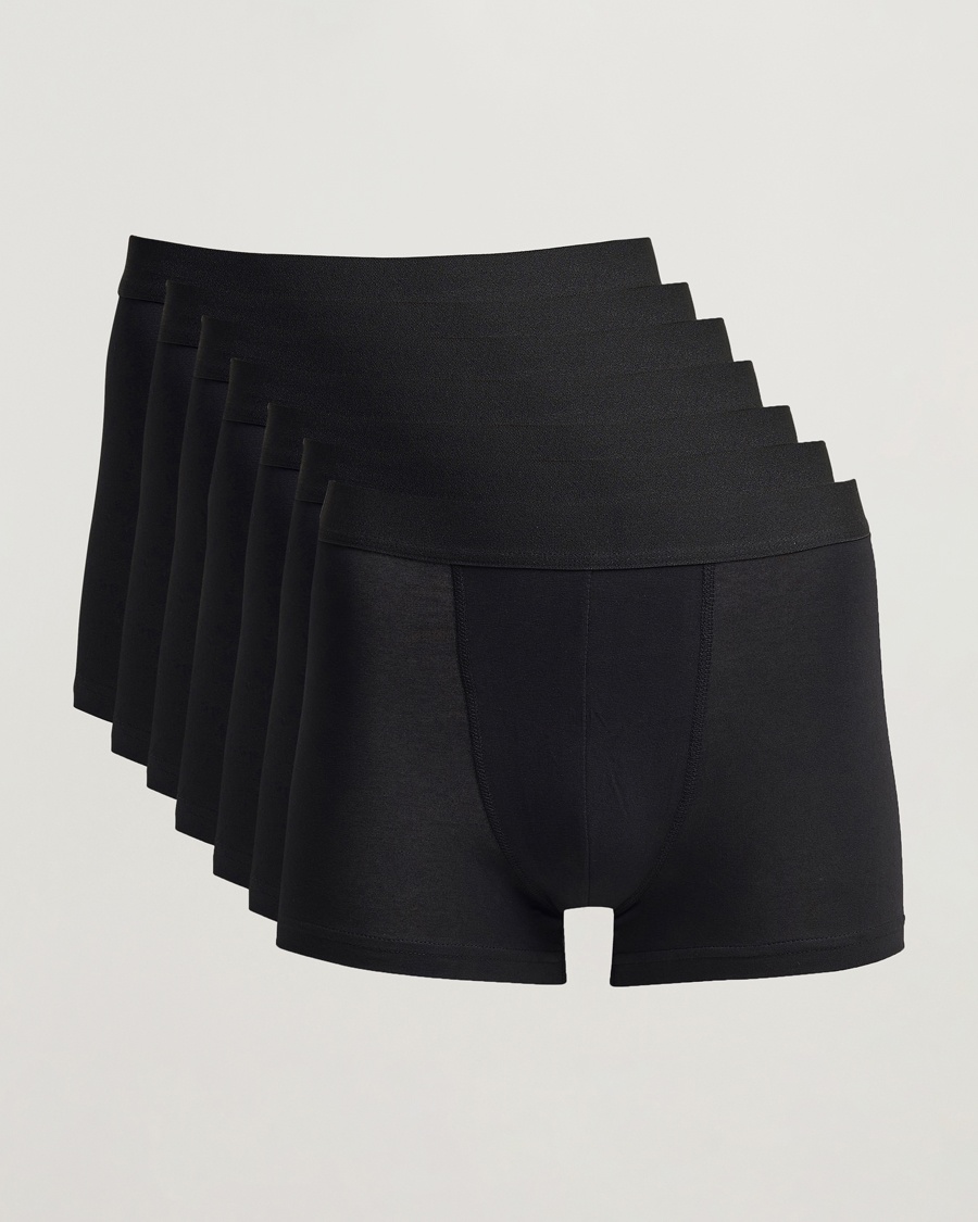 Bread & Boxers 7-Pack Boxer Brief Black - Schwarz - Unterhose - Grösse: XXL