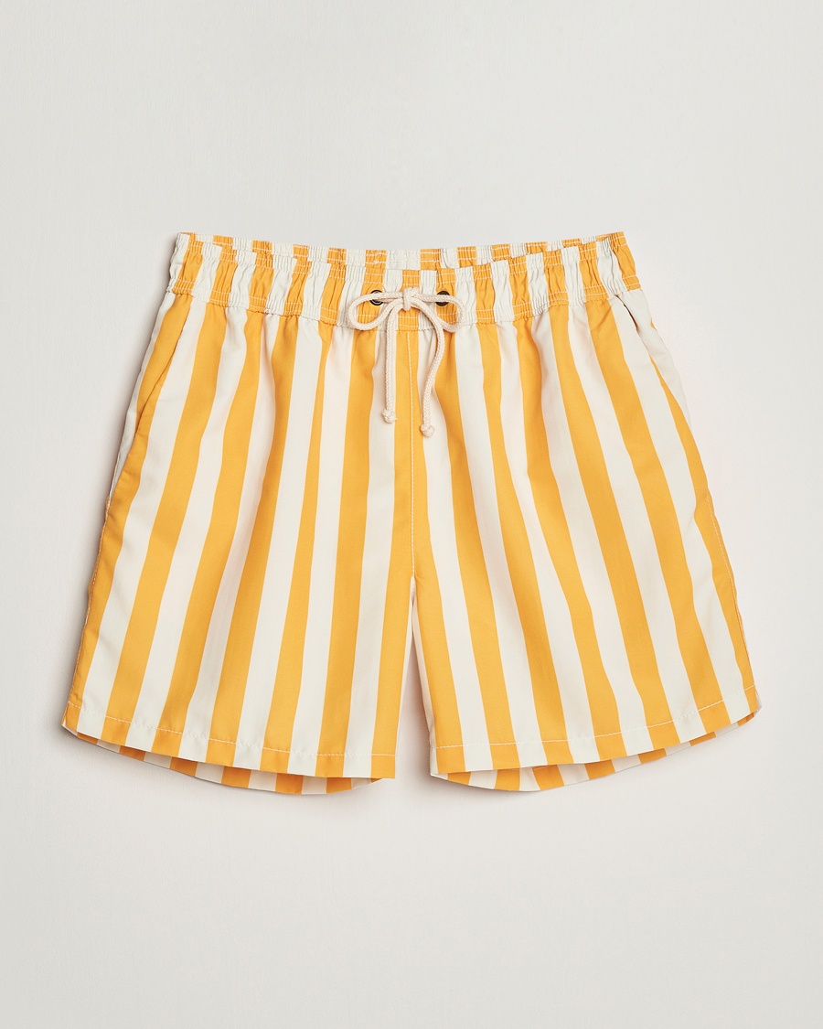 Herren | Ripa Ripa | Ripa Ripa | Paraggi Striped Swimshorts Yellow/White