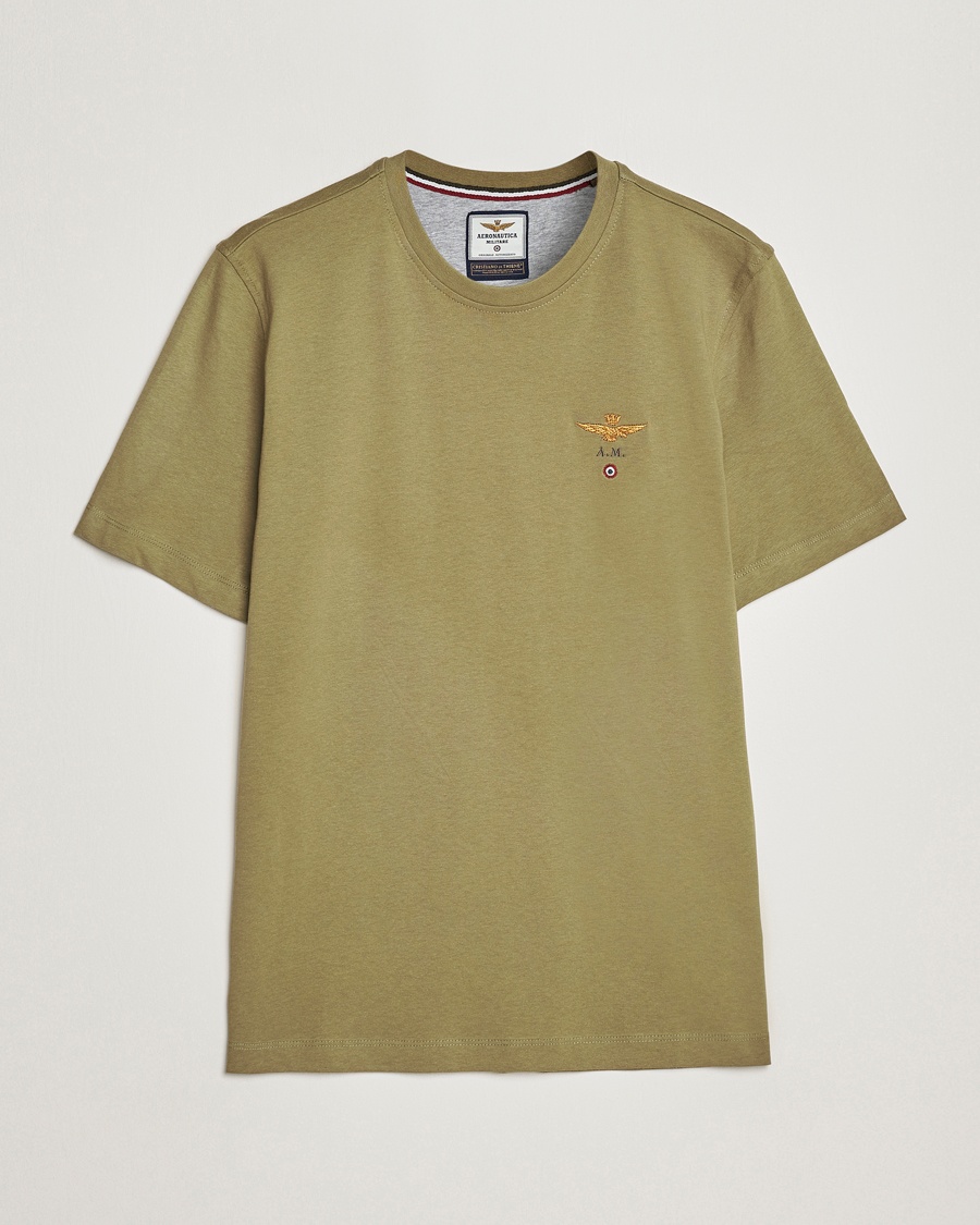 Herren | | Aeronautica Militare | TS1580 Crew Neck Tee Green