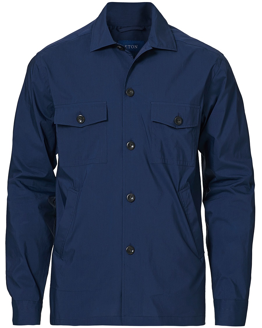  Cotton/Nylon Overshirt Navy
