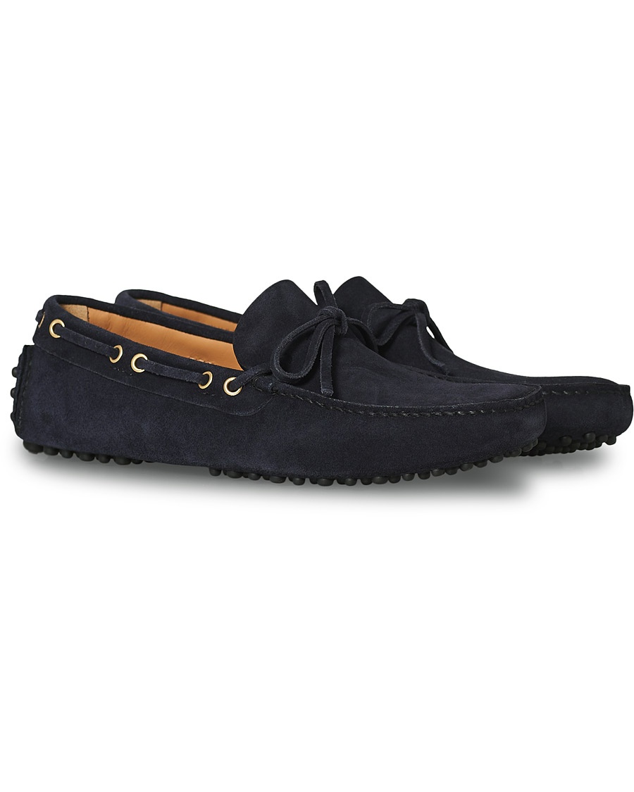 Herren | | Car Shoe | Driver Moccasin Navy Suede