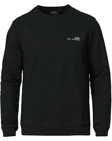 Herren | A.P.C. | A.P.C. | Item Crew Neck Sweatshirt Black