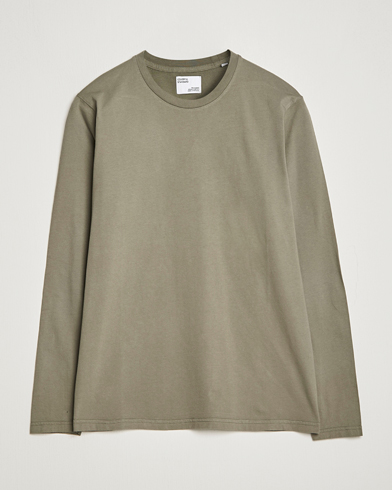 Herren | Langarm T-Shirt | Colorful Standard | Classic Organic Long Sleeve T-shirt Dusty Olive