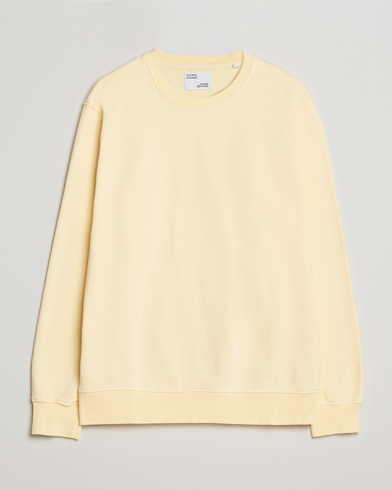 Herren | Wardrobe basics | Colorful Standard | Classic Organic Crew Neck Sweat Soft Yellow