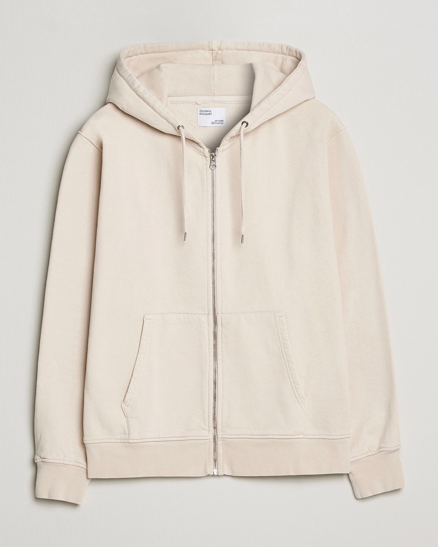 Herren | | Colorful Standard | Classic Organic Full Zip Hood Ivory White
