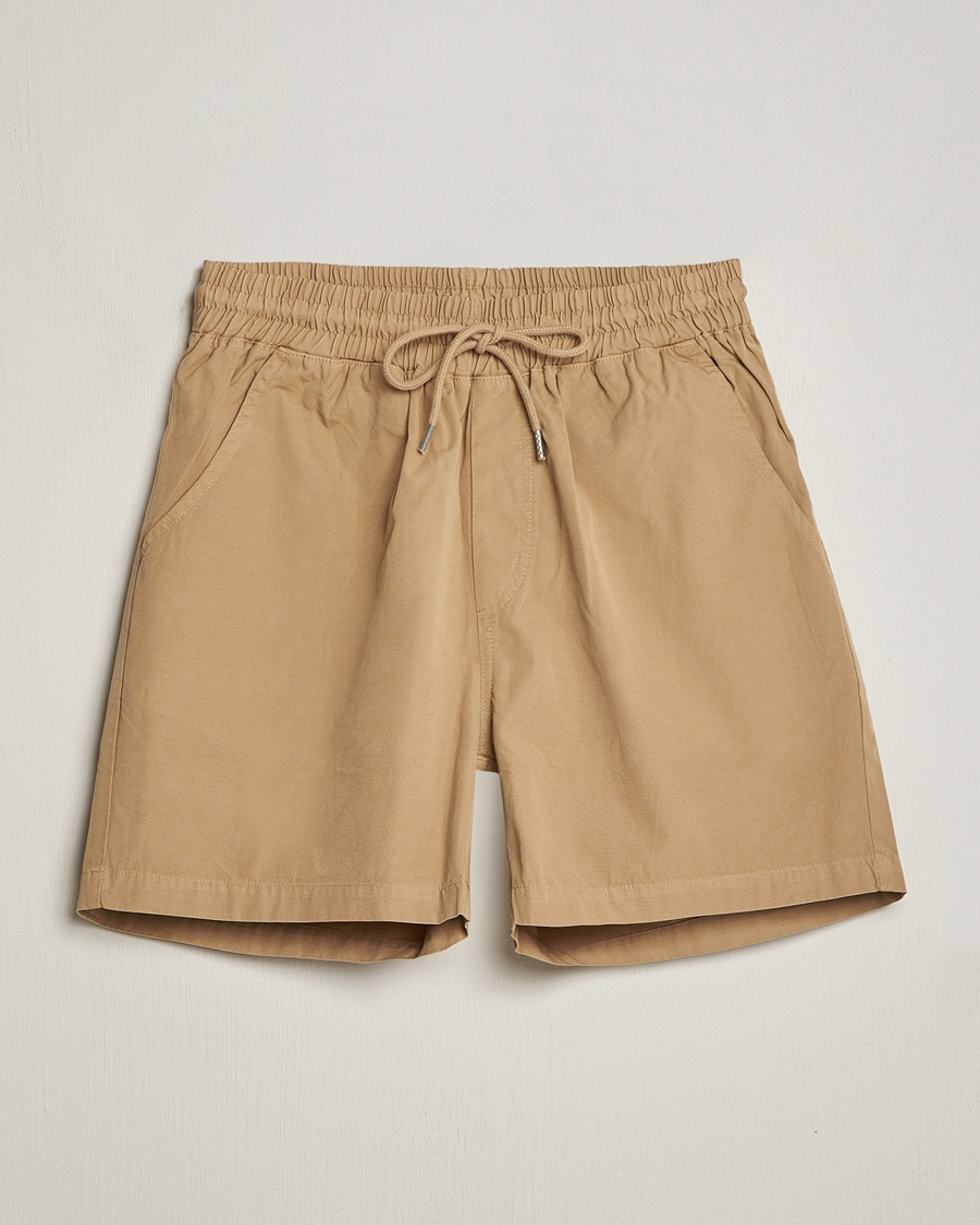 Herren | Drawstringshorts | Colorful Standard | Classic Organic Twill Drawstring Shorts Desert Khaki