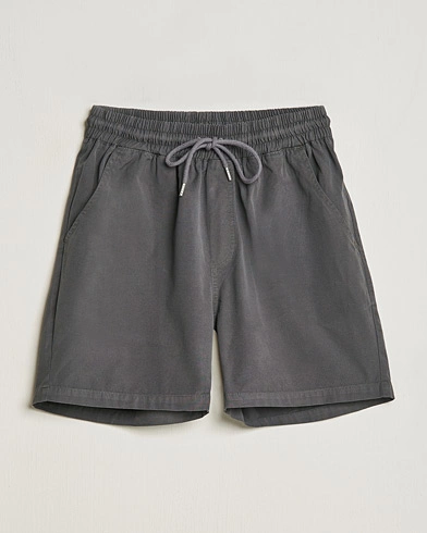Herren |  | Colorful Standard | Classic Organic Twill Drawstring Shorts Lava Grey
