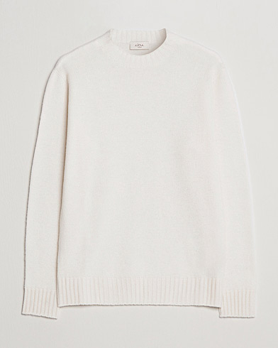 Herren |  | Altea | Wool/Cashmere Cew Neck Sweater Latte