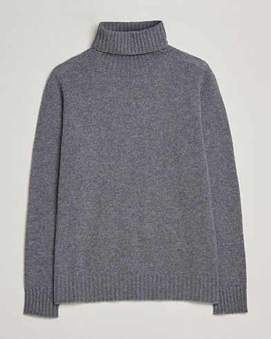 Herren | Rollkragenpullover | Altea | Wool/Cashmere Turtleneck Sweater Heather Grey
