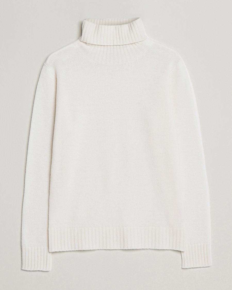 Altea Wool/Cashmere Turtleneck Sweater Latte